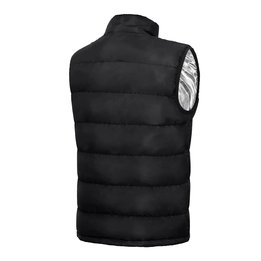 🔥 9-Zonen Heated Vest – Elektrisch beheizte Weste für Damen & Herren | USB-Heizung, Graphen-Wärme, Outdoor-Camping & Winter-Sport