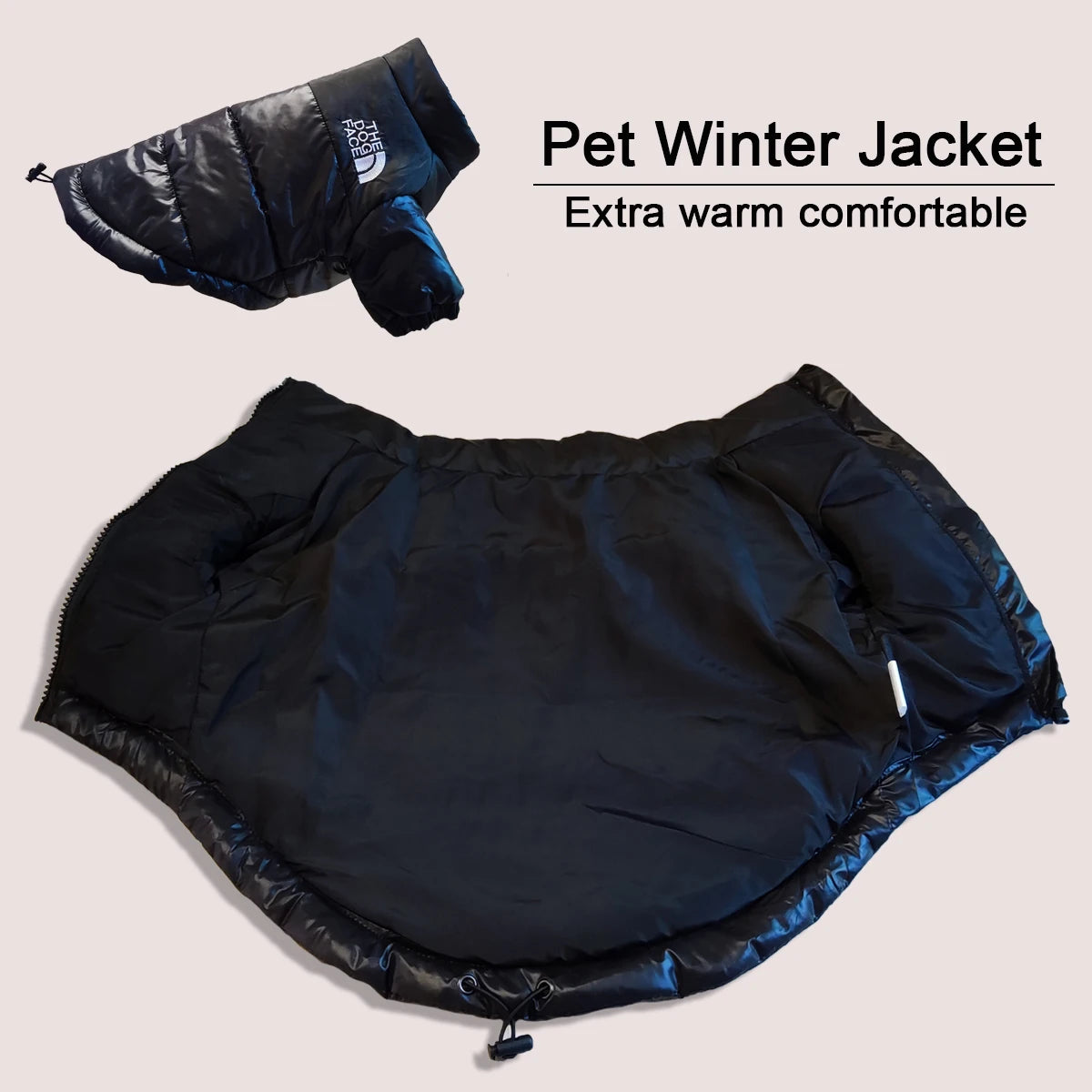🐾 Winter Dog Jacket – Warme & Winddichte Hundejacke für kleine & mittelgroße Hunde | Reflektierende Wintermantel für French Bulldog, Chihuahua & Co.