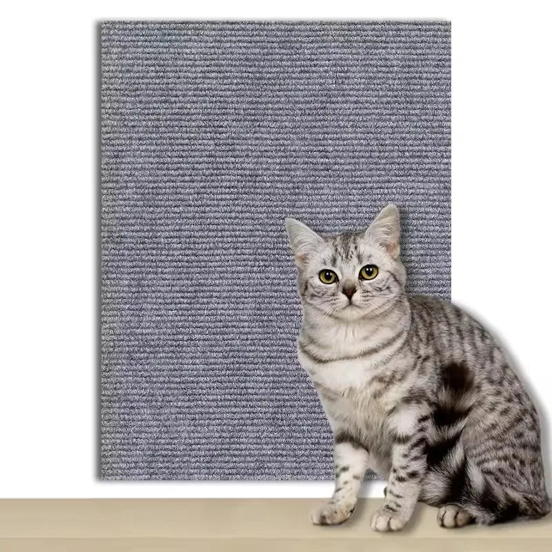 Self-Adhesive Cat Scratch Mat – Zuschneidbarer Sofa-Schutz aus Teppich | 7 Farben, Trimmbar, Möbel-Schutz & Kratzunterlage für Katzen