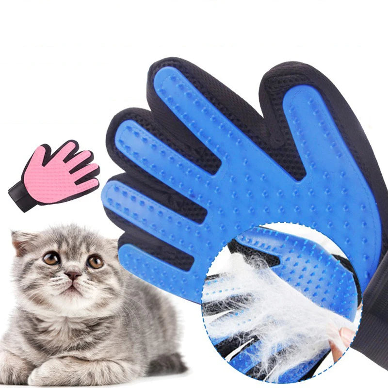 🐾 Silicone Pet Grooming Gloves – Mehrfarbige Tierhaar-Entfernungs-Handschuhe für Hunde & Katzen | Sanfte Fellpflege & Haarentfernung