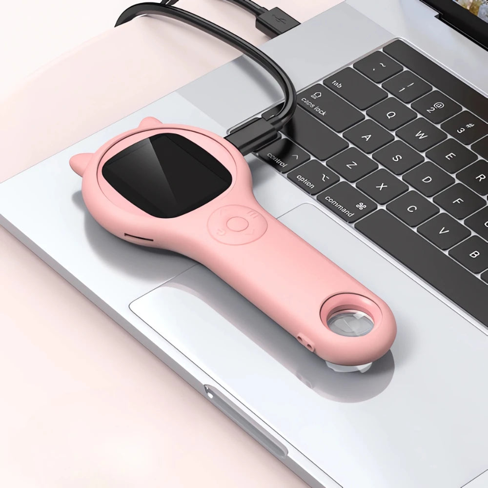 🔬 Mini Kids Optical Microscope – 500X Kinder-Mikroskop mit Foto- & Video-Funktion | Wissenschaft & Lernspielzeug für kleine Entdecker