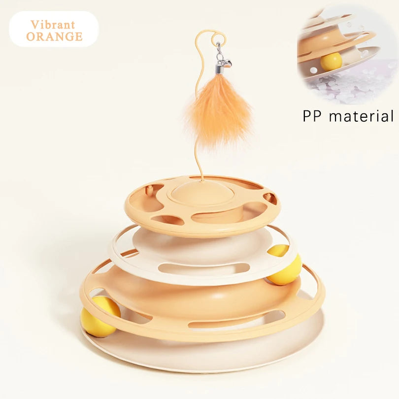 🐾 Interactive Motion Cat Toy Ball – Schnell rollender Hide-and-Seek Spielball für Wohnungskatzen | Bewegungsaktiviert & im Beutel versteckt