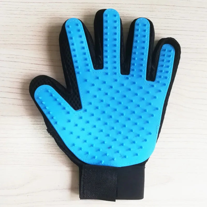 🐾 Silicone Pet Grooming Gloves – Mehrfarbige Tierhaar-Entfernungs-Handschuhe für Hunde & Katzen | Sanfte Fellpflege & Haarentfernung