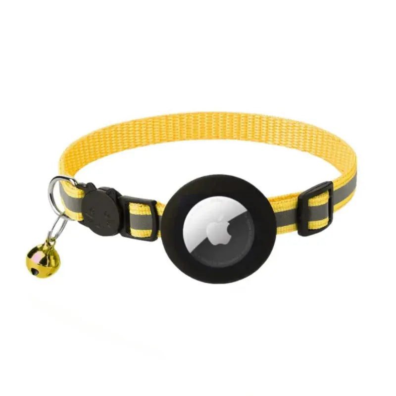 AirTag Halsband für Katzen – Reflektierendes Anti-Lost Halsband mit Schutzcase | Sicheres Tracker-Halsband für Katzen & Hunde PawPaw