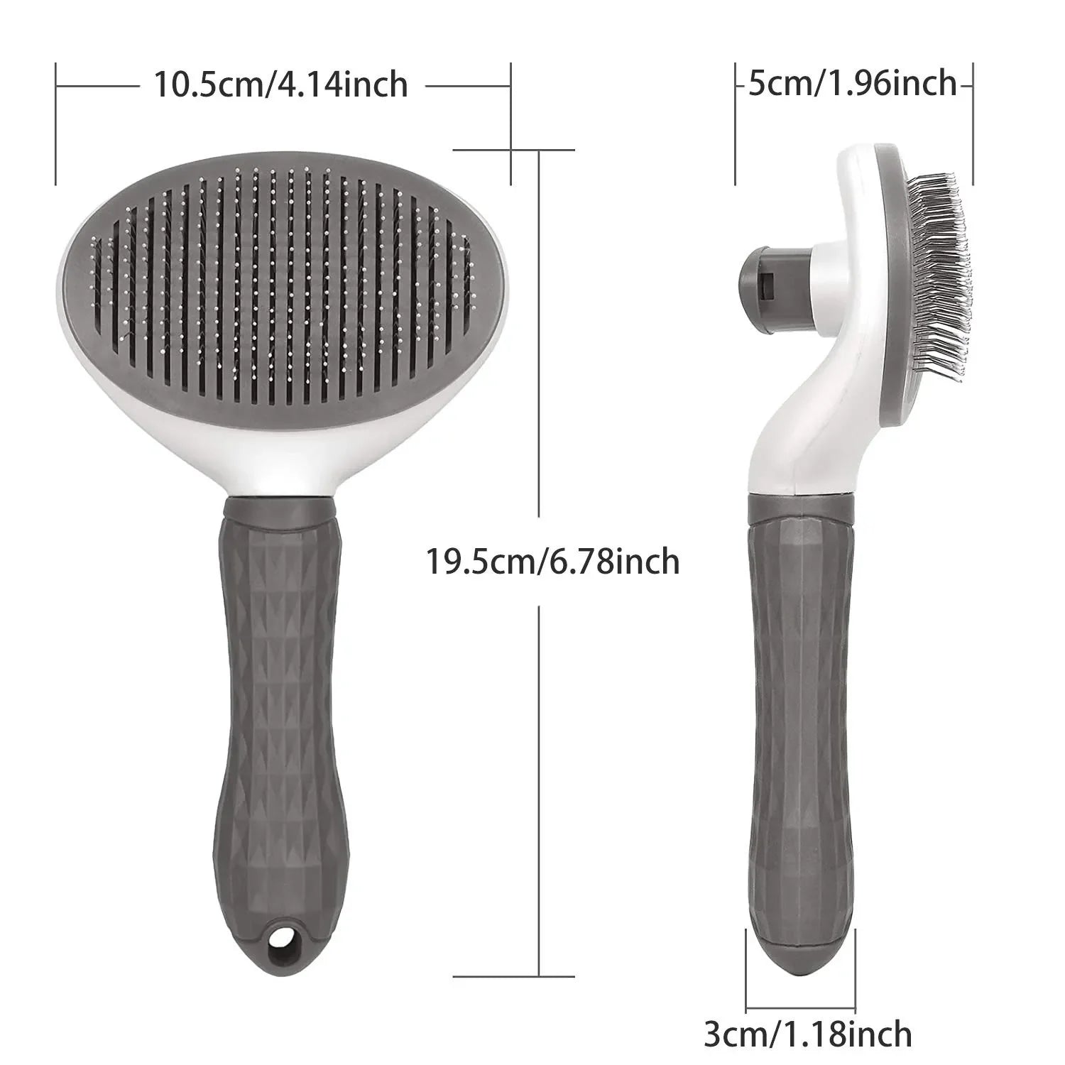 🐾 Self-Cleaning Pet Grooming Brush – Selbstreinigende Fellbürste für Hunde & Katzen | Sanfter Haarentfernungs-Kamm für alle Felltypen