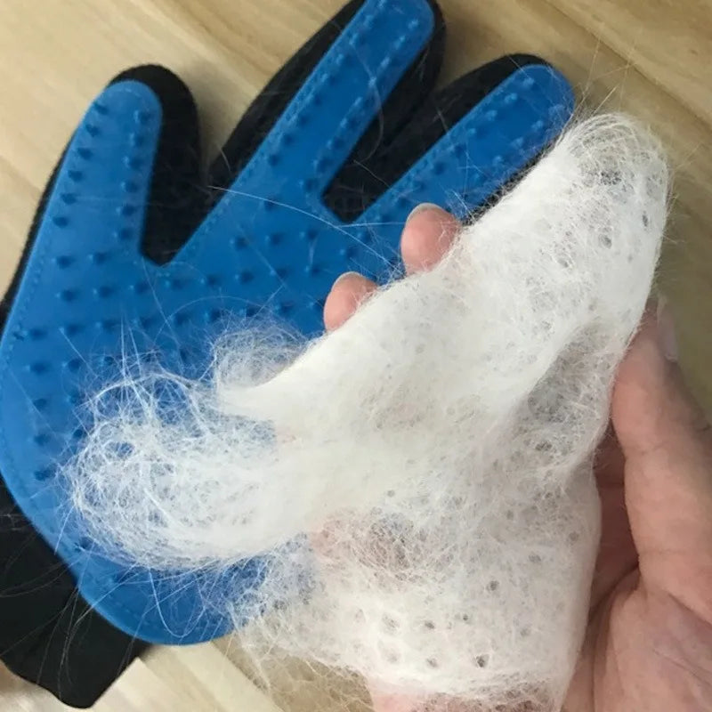 🐾 Silicone Pet Grooming Gloves – Mehrfarbige Tierhaar-Entfernungs-Handschuhe für Hunde & Katzen | Sanfte Fellpflege & Haarentfernung