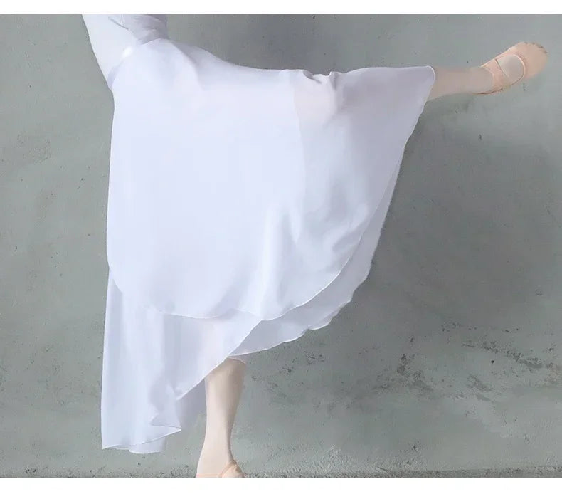 ✨ Balletcore Chiffon Wrap Skirt – Eleganter Ballet/Bubble Skirt im Madison-Beer-Style | Ballett, Dance, Coquette & Fashion