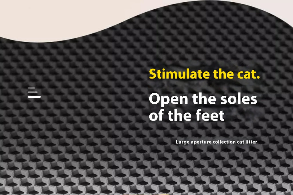 🐾 Extra Large Cat Litter Mat – XXL Katzenstreumatte | 2-lagig, wasserdicht, rutschfest & waschbar – Anti-Streu Bodenmatte für Katzentoiletten