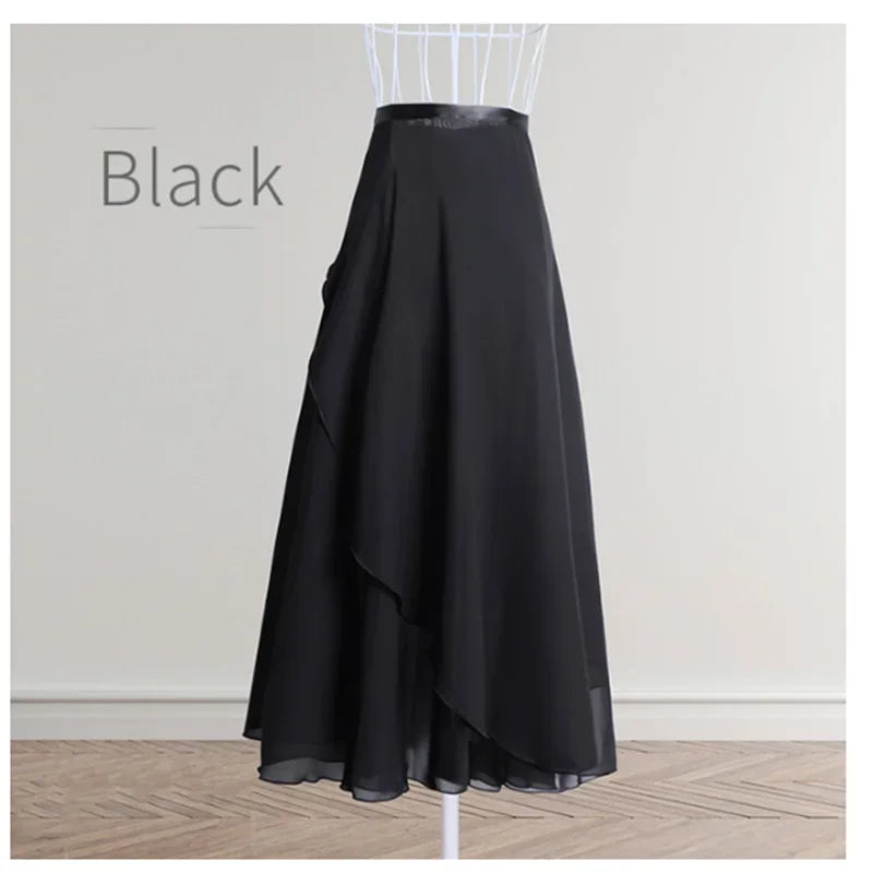 ✨ Balletcore Chiffon Wrap Skirt – Eleganter Ballet/Bubble Skirt im Madison-Beer-Style | Ballett, Dance, Coquette & Fashion