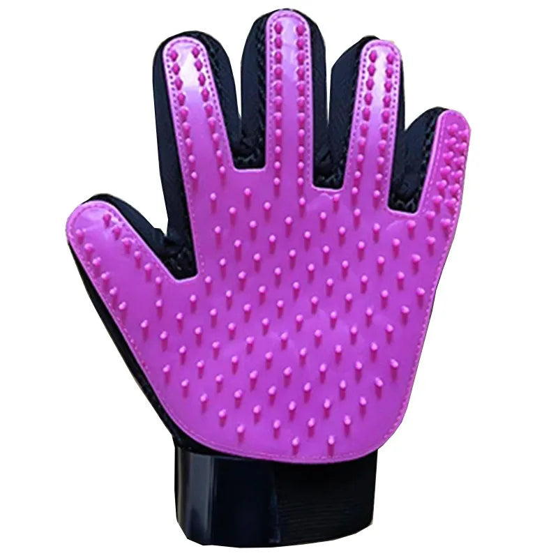 🐾 Silicone Pet Grooming Gloves – Mehrfarbige Tierhaar-Entfernungs-Handschuhe für Hunde & Katzen | Sanfte Fellpflege & Haarentfernung