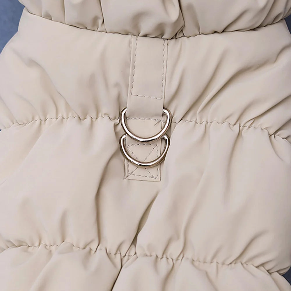 Weiche Winter Hundejacke – Gepolsterter Warmmantel für kleine & mittelgroße Hunde | Chihuahua, French Bulldog & Katzen geeignet | Herbst/Winter