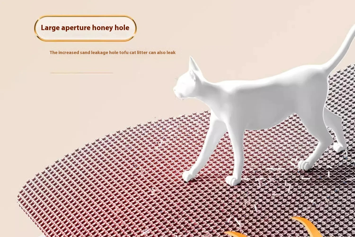 🐾 Extra Large Cat Litter Mat – XXL Katzenstreumatte | 2-lagig, wasserdicht, rutschfest & waschbar – Anti-Streu Bodenmatte für Katzentoiletten