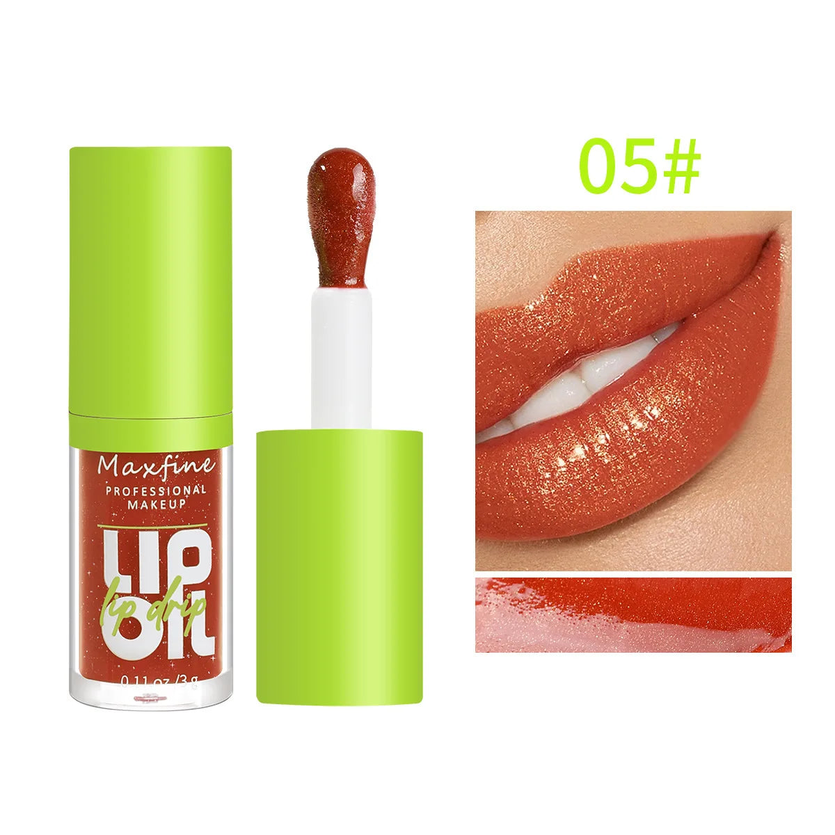 💄 Long Lasting Waterproof Lip Gloss – Wasserfestes, nicht verwischendes Lipgloss | Hydratisierend, hochglänzend & langanhaltend