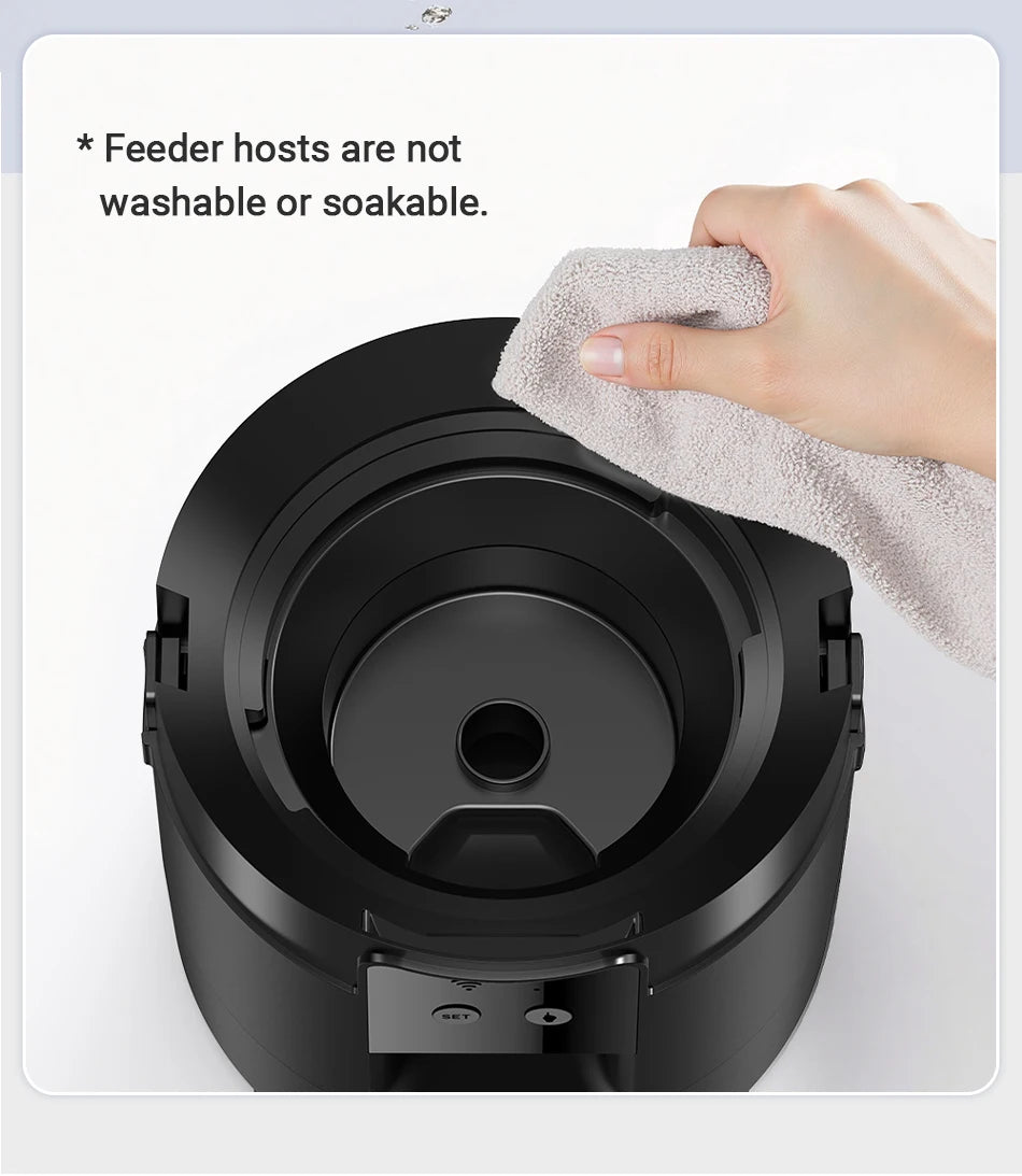 ROJECO 🐾 Smart Automatic Pet Feeder 2L – Intelligenter Futterautomat für Katzen & Hunde (APP & Tastensteuerung)