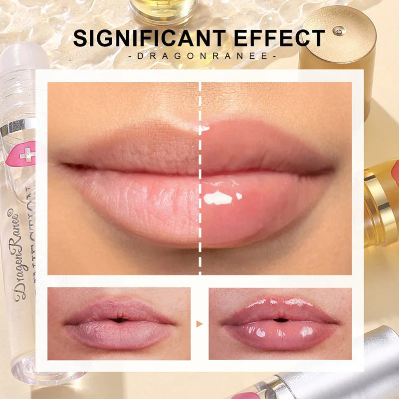 💋 Volumizing Lip Plumper Serum – Sofort-Aufpolsterndes Lipgloss für volle Lippen | Feuchtigkeit, Glanz & Reduzierung feiner Linien