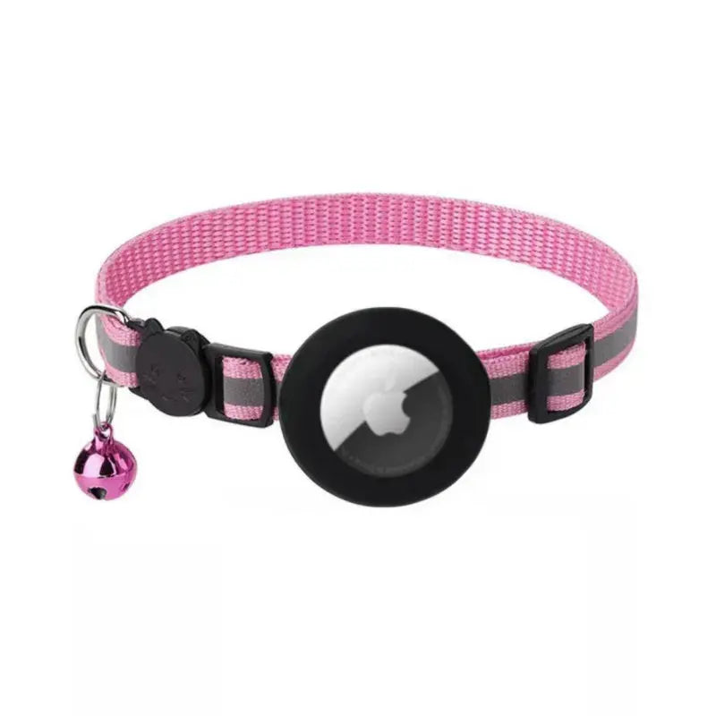 AirTag Halsband für Katzen – Reflektierendes Anti-Lost Halsband mit Schutzcase | Sicheres Tracker-Halsband für Katzen & Hunde PawPaw