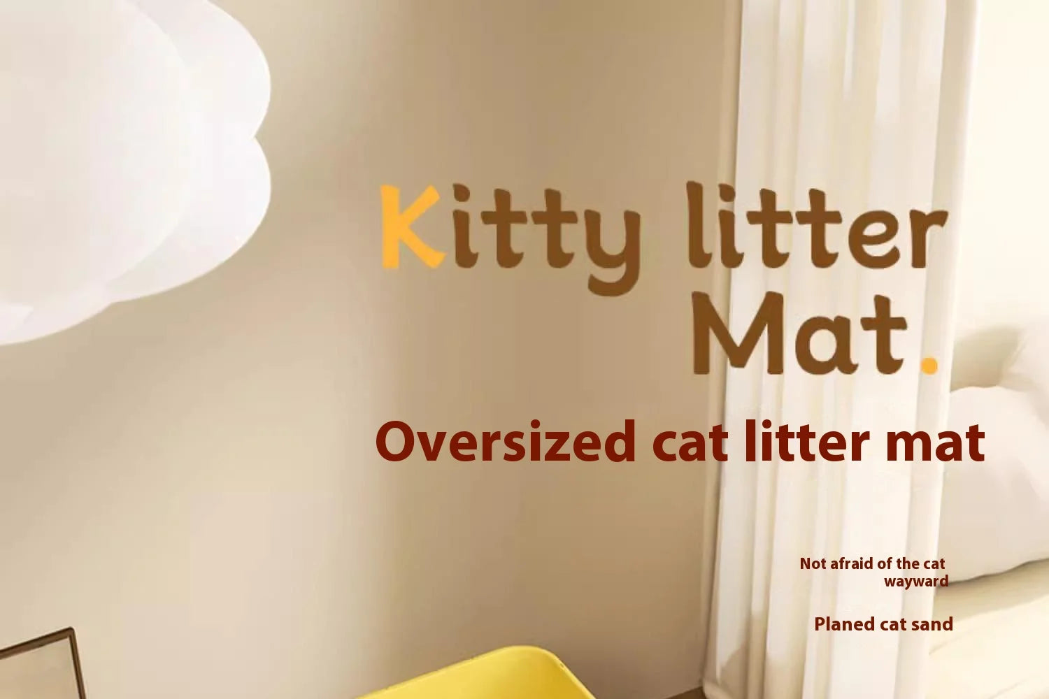 🐾 Extra Large Cat Litter Mat – XXL Katzenstreumatte | 2-lagig, wasserdicht, rutschfest & waschbar – Anti-Streu Bodenmatte für Katzentoiletten