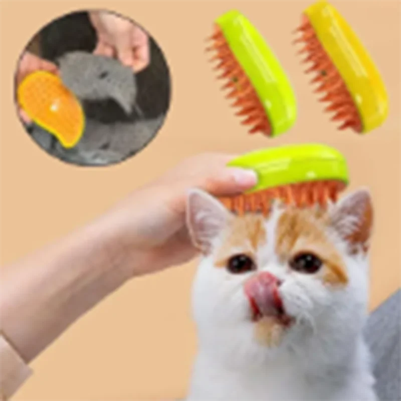 🐾 Mango Pet Spray Massage Comb – Anti-Haarverlust Massagekamm mit Sprühfunktion | Fellpflege & Badehilfe für Hunde & Katzen