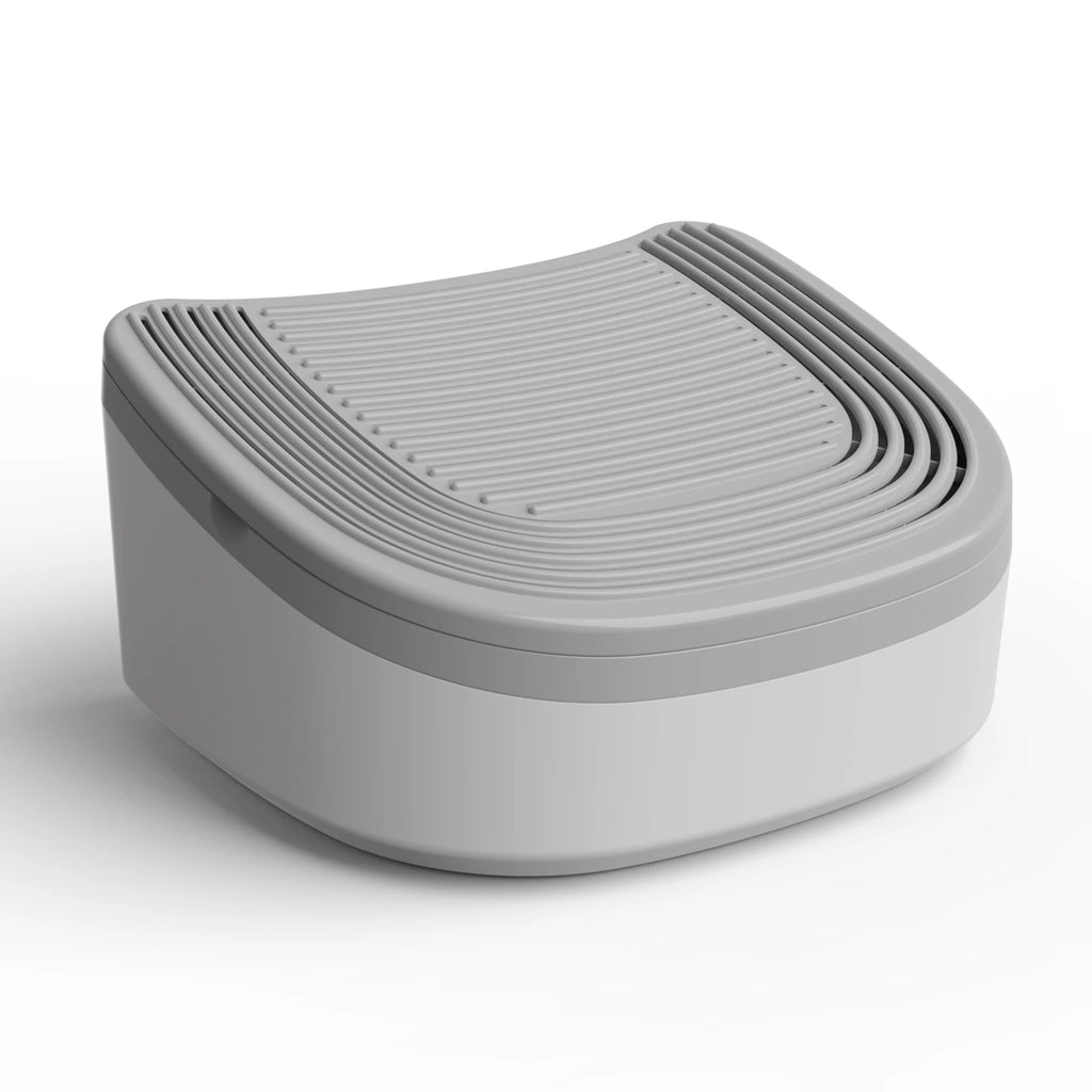 🐾 3-in-1 Cat Litter Stepper – Anti-Streu Trittbrett für Katzentoiletten | Rutschfeste Rampe + Streufänger + Ablagefach