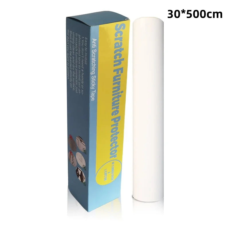 Transparentes Anti-Kratz Klebeband für Möbel – Selbstklebender Kratzschutz für Katzen | Unsichtbare Möbelprotektoren für Sofa, Stuhl & Wände