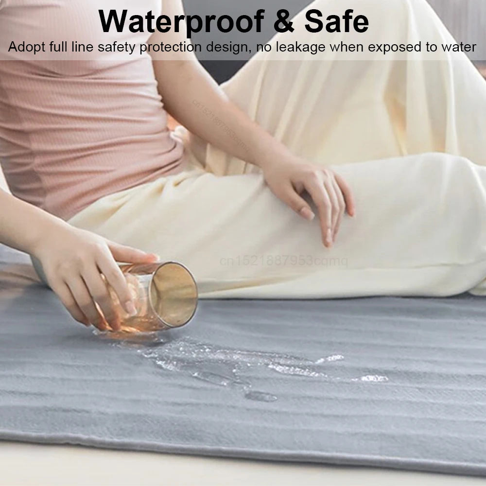 🔥 Electric Heating Blanket – Elektrische Heizmatte mit Thermostat | Unterbett-Heizdecke 220V EU-Stecker für Winter & kalte Nächte