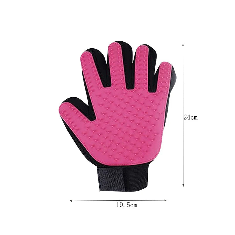 🐾 Silicone Pet Grooming Gloves – Mehrfarbige Tierhaar-Entfernungs-Handschuhe für Hunde & Katzen | Sanfte Fellpflege & Haarentfernung